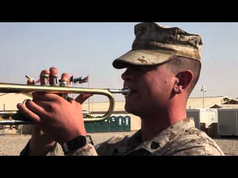 1st Marine Division (Forward) Band plays 'Taps'