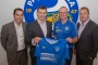 In happier times: L-R: Davin Magee (Cleanaway - GM Sales and Marketing), David Clancy (Cleanaway - GM NSW), Scott Seward ...