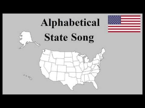 Alphabetical US State Song