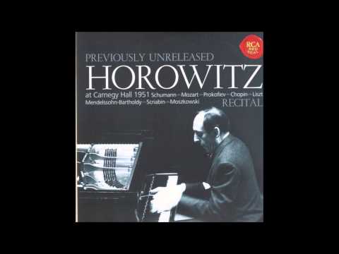 Vladimir Horowitz at Carnegie Hall - 1951