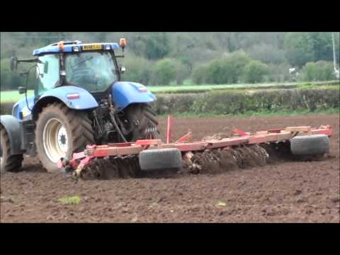 Planting Maize.  Ploughing, cultivating and drilling