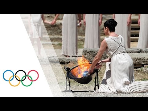 Rio 2016 | HD Replay - Lighting Ceremony of the Olympic Flame from Olympia, Greece