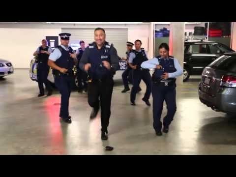 New Zealand Police Running Man Challenge