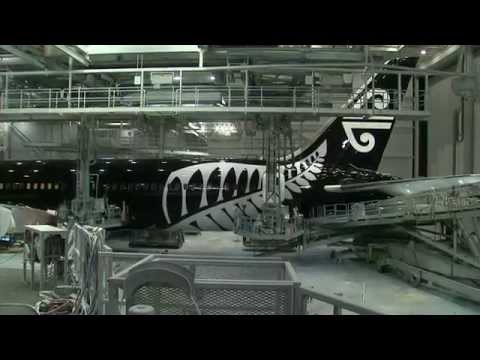 Unveiling of Air New Zealand's new 787-9 Aircraft