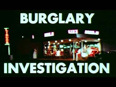 Burglary Investigation circa 1969 FBI Training Film; Federal Bureau of Investigation