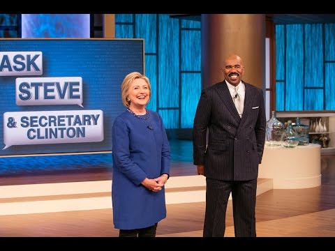 Ask Steve & Secretary Clinton: I'm a new grandmother || STEVE HARVEY