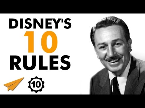 Walt Disney's Top 10 Rules For Success