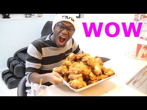 Eating 100 Pieces Of KFC Chicken