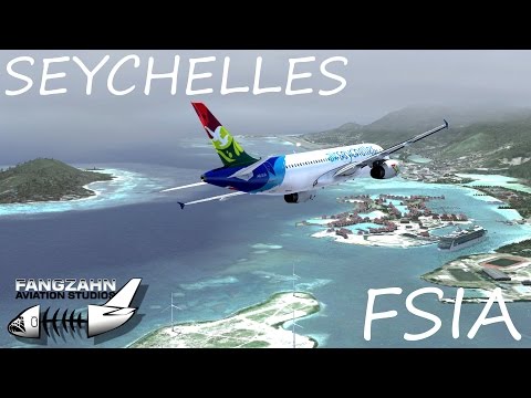 [FSX] A320 Air Seychelles Landing