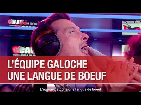 L'équipe galoche une langue de boeuf - C’Cauet sur NRJ