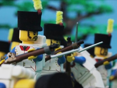 1815 Lego Battle of Waterloo at Hougoumont