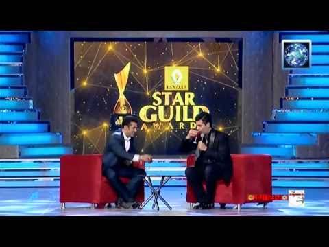 Salman Khan Makes Fun of Karan Johar,  Star Guild Awards 2014