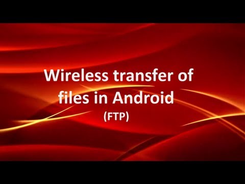 How to do wireless file transfer between android and Computer Without Installing Any Software on PC