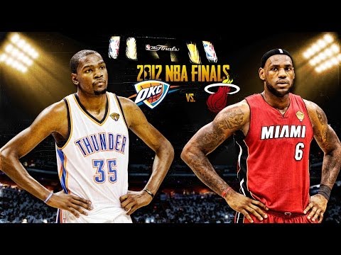 LeBron James vs Kevin Durant 2012 NBA Finals Full Series Highlights Heat vs Thunder - Amzing!!!!