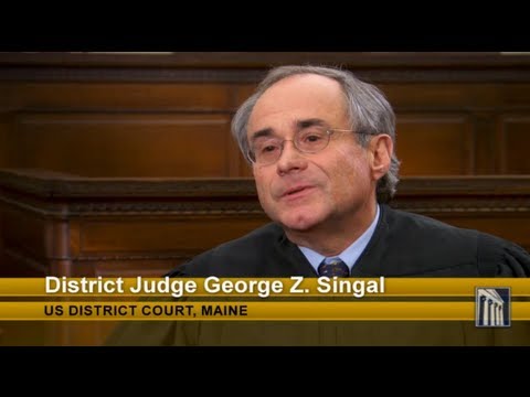 Pathways to the Bench: U.S. District Court Judge George Z. Singal