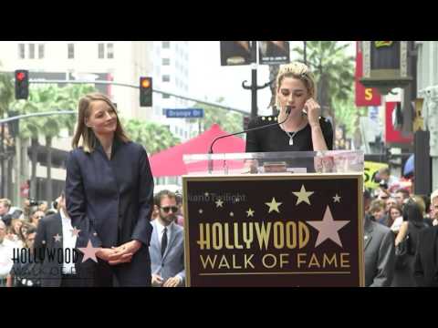 Kristen Stewart speech at Jodie Foster Ceremony Hollywood Walk of Fame