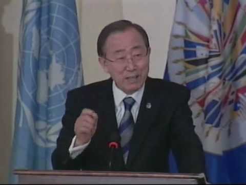 Ban Ki-moon at the Organization of American States (OAS)