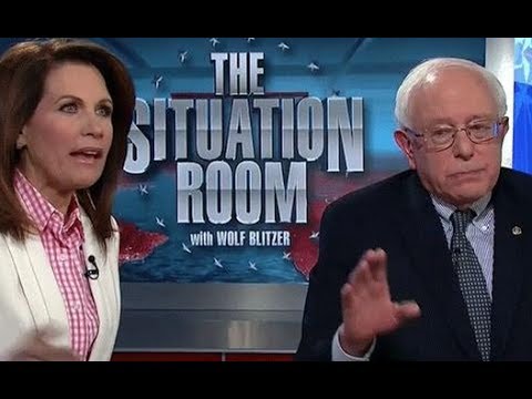 Michele Bachmann Debates Bernie Sanders