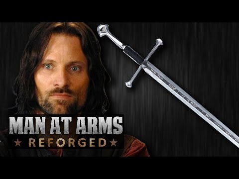 Aragorn's Narsil / Andúril (Lord of the Rings) - MAN AT ARMS: REFORGED