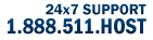 For 24x7 Support, call 1.888.511.HOST.