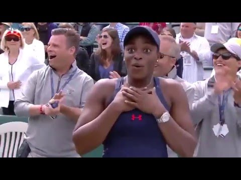 Sloane Stephens Wins Brand New Volvo