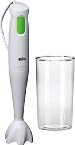 Braun MQ100 Hand Blender, 450 Watt, White/ Green