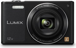 Panasonic Lumix DMC-SZ10EB-K Compact Digital Camera - Black (16 MP, 12x Optical Zoom)