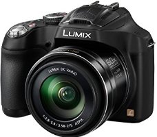 Panasonic DMC-FZ72EB-K Lumix Bridge Camera (16.1MP, Super Telephoto 60x Optical Zoom, 20 mm Ultra Wide Angle Lens) - Black