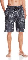 Kanu Surf Men's Liberty Swim Trunks, Black, Large