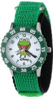 Disney Kids' W000159 Muppets "Kermit" Stainless Steel Time Teacher Watch