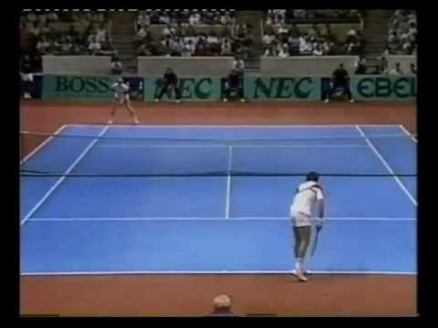 Boris Becker vs Tim Mayotte - 1987 Davis Cup (Last game)