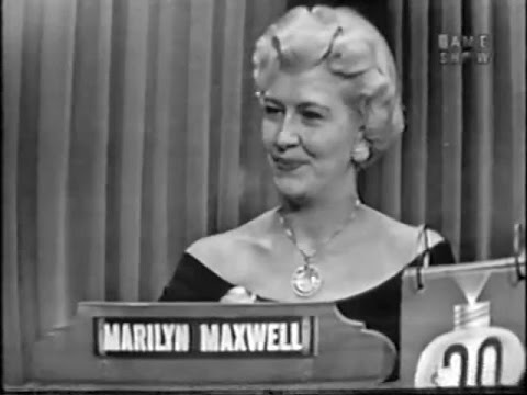 What's My Line? - Marilyn Maxwell (May 10, 1953)