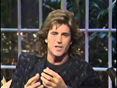 MEL GIBSON WHEN HE HAD LONG HAIR - JOAN RIVERS TALK SHOW, 1987 {134}