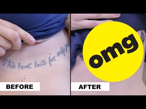 People Cover Up Regrettable Tattoos