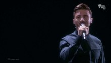 Russia's Sergey Lazarev performs at Eurovision 2016 in Sweden.