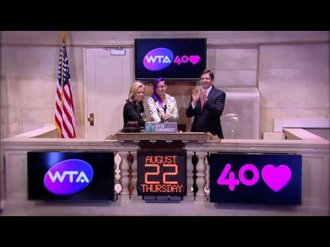 Women's Tennis Association (WTA) Celebrates its 40th Anniversary