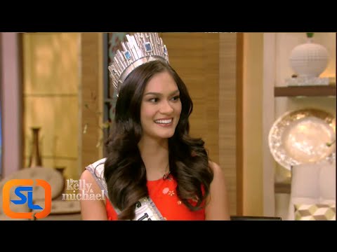 Miss Universe Pia Wurtzbach Interview | Live with Kelly and Michael 2016 Jan. 04