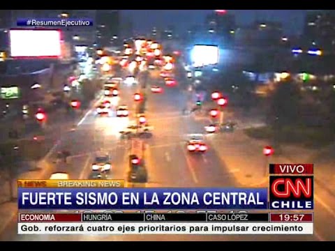 Así se sintió en vivo el terremoto en CNN Chile