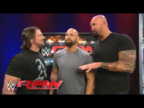 AJ Styles reunites with Luke Gallows & Karl Anderson: Raw, April 18, 2016