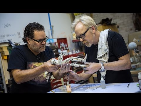 Adam Savage's One Day Builds: Cylon Models with Battlestar Galactica's Aaron Douglas!