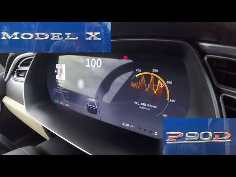 Quickest SUV in the World, Tesla Model X P90D Ludicrous 0-60 MPH, 0-100 MPH Tests