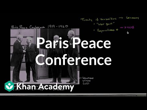 Paris Peace Conference and Treaty of Versailles