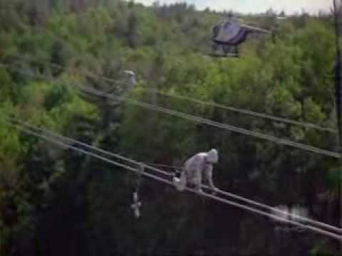 Extremely Dangerous job! High Power Line Worker