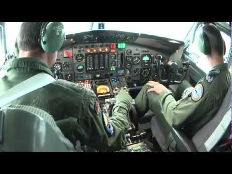 NATO Boeing 707 flight from Preveza to Geilenkirchen - full HD cockpit video 43 min.