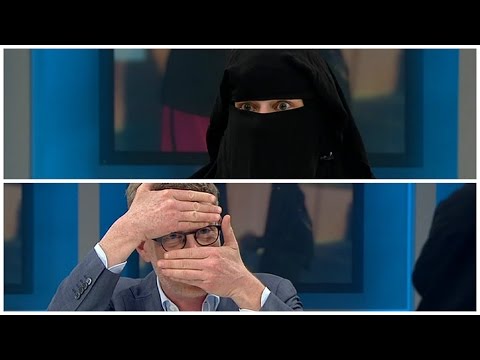 Krasnik til kvinde i niqab: Det er jo ekstremt distraherende - DR Nyheder