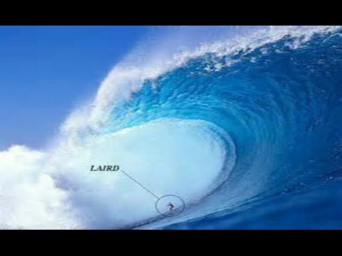 Big Wave Surfing famous surfer Laird Hamilton 80-100 Feet