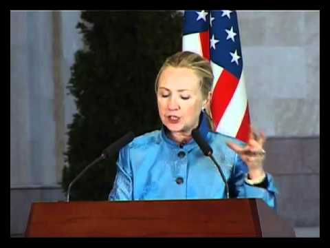 US Secretary Hillary Clinton Visit to Armenia & Azerbaijan Press Conference Interview