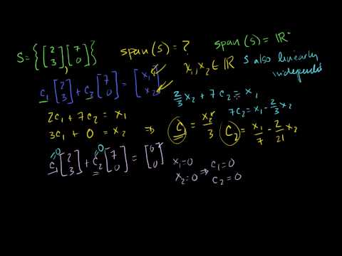 Basis of a subspace | Vectors and spaces | Linear Algebra | Khan Academy