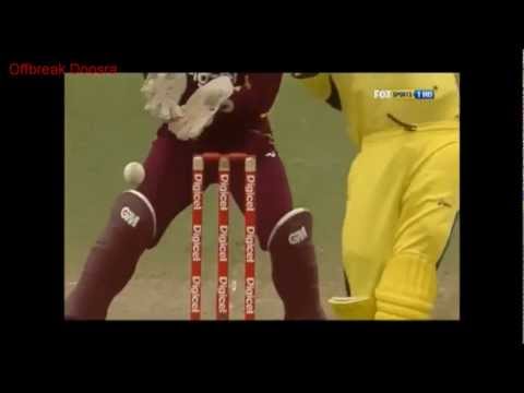 *UNPLAYABLE* Sunil Narine Carrom Ball/Doosra/Knuckle Ball To Clint McKay