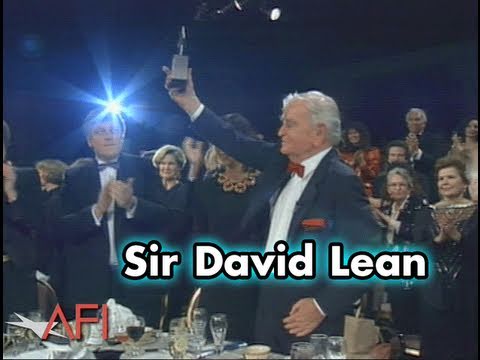 Sir David Lean Accepts the AFI Life Achievement Award in 1990